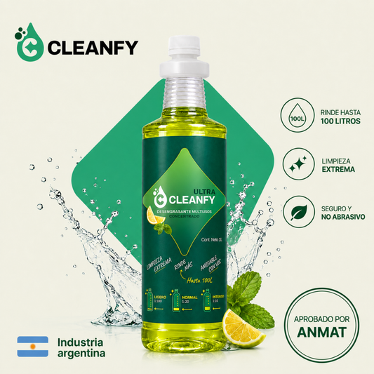 Cleanfy Ultra concentrado - rinde hasta 100 litros