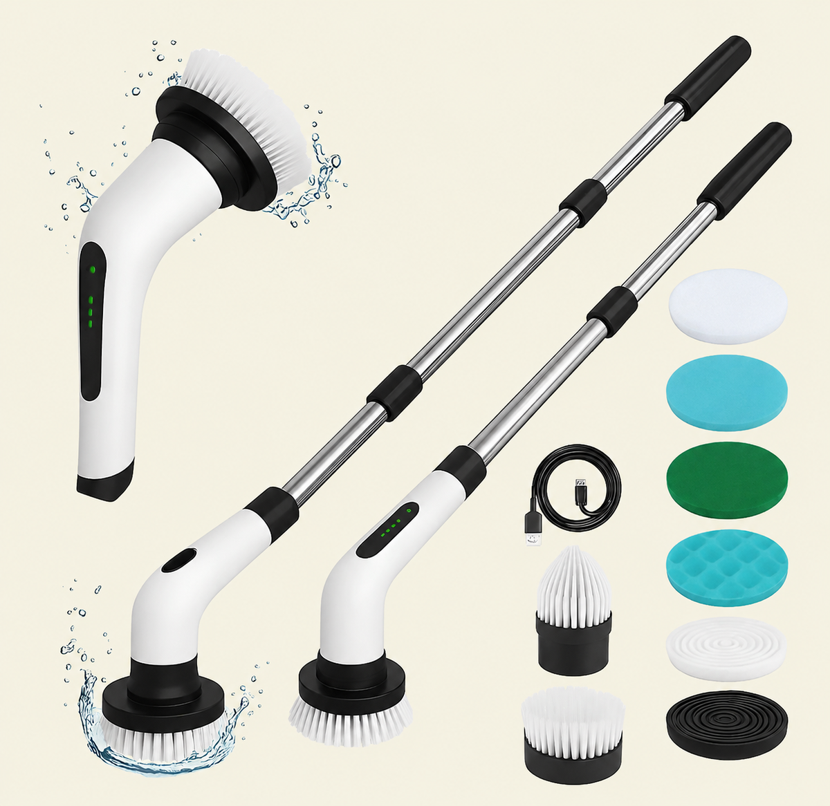 Cepillo Inalámbrico 7 en 1 - 25W 350RPM