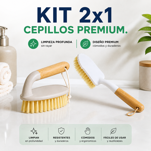 Kit 2x1 CEPILLOS Premium